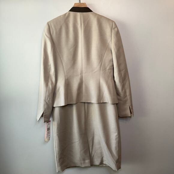 9 & Co Women's Suit Separates Dress Set Suit Blazer Jacket Gray Black Size 6 - Picture 11 of 12